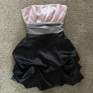 Strapless Ruffle Dress | Size 3